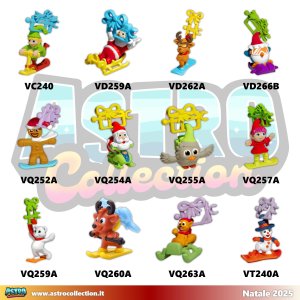 Sorpresine kinder Natale 2025: SERIE COMPLETA (12pz) in vendita