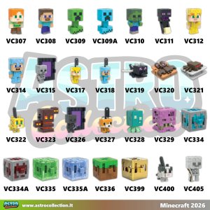 Sorpresine kinder Minecraft 2026: SERIE COMPLETA (28pz) in vendita
