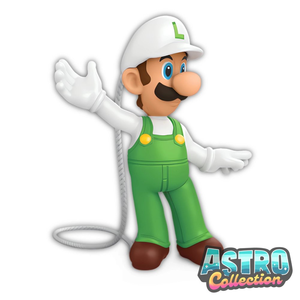 Sorpresine Kinder joy Super Mario 2025: DV549A - Luigi Fuoco in vendita