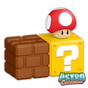 Sorpresine Kinder joy Super Mario 2025: VQ422 - Fungo rosso in vendita