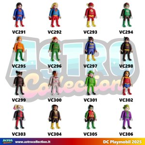 Sorpresine kinder Playmobil DC: SERIE COMPLETA (16pz) in vendita