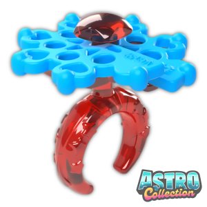 Sorpresine Unicorni 2025: VC159 - Anello fiore azzurro in vendita