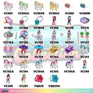 Sorpresine kinder Unicorni 2025: SERIE COMPLETA (34pz) in vendita