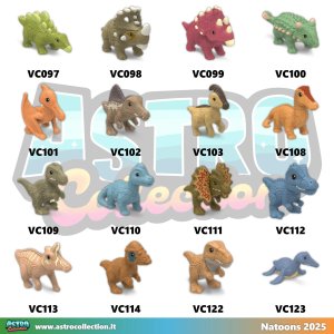 Sorpresine kinder Natoons 2025: SERIE COMPLETA (16pz) in vendita