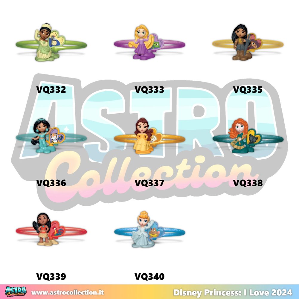 Sorpresine kinder Braccialetti disney 2024: SERIE COMPLETA (8pz)  in vendita