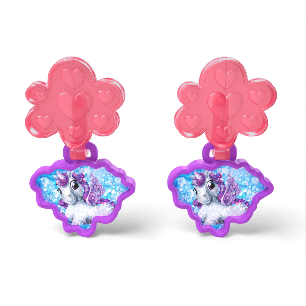 Sorpresine Unicorni 2025: VC157A - Orecchino unicorno viola in vendita