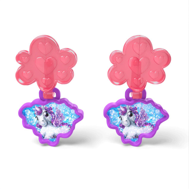 Sorpresine Unicorni 2025: VC157A - Orecchino unicorno viola in vendita