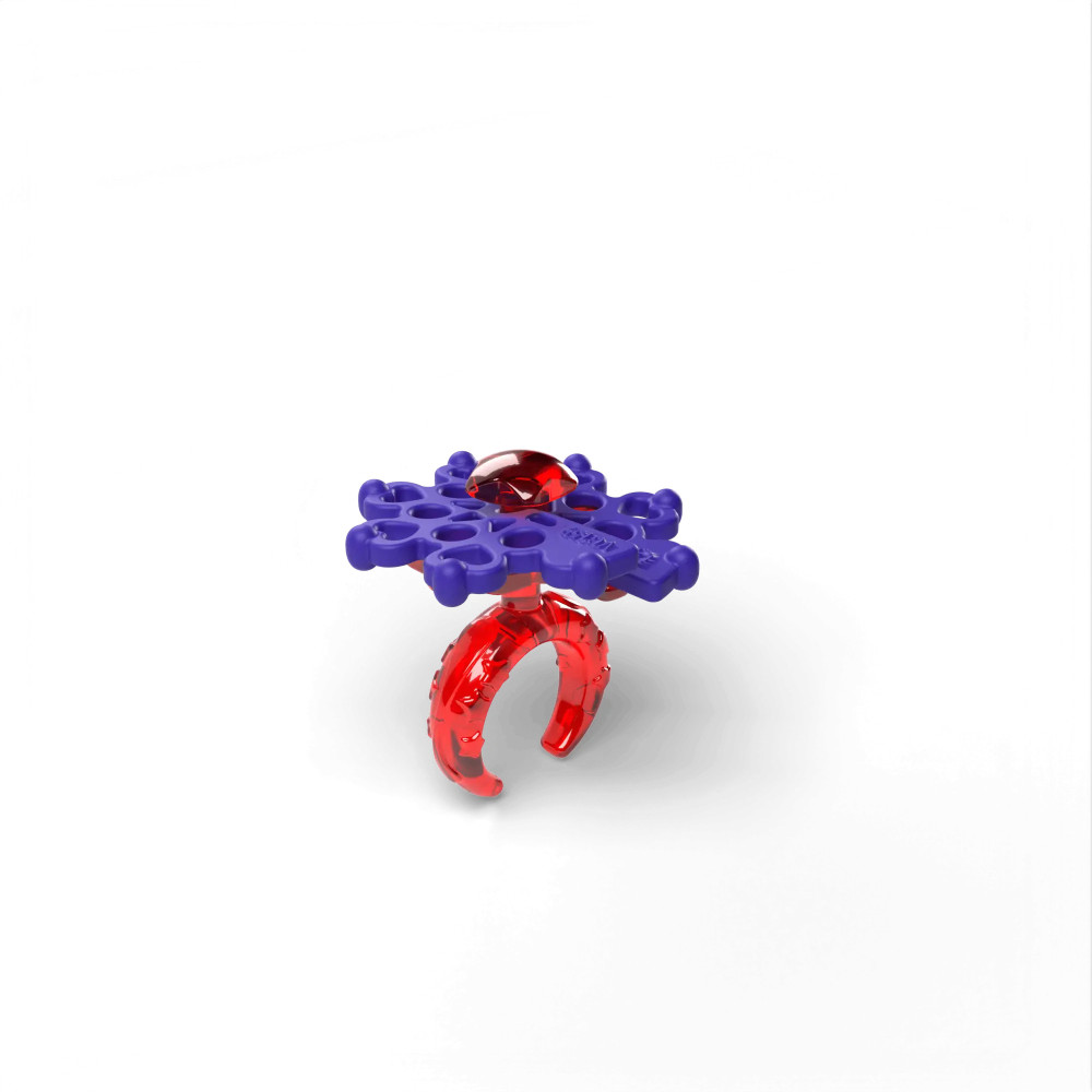 Sorpresine Unicorni 2025: VC158 - Anello fiore viola in vendita