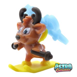 Sorpresine Natale 2025: VQ260A - Renna sugli sci in vendita