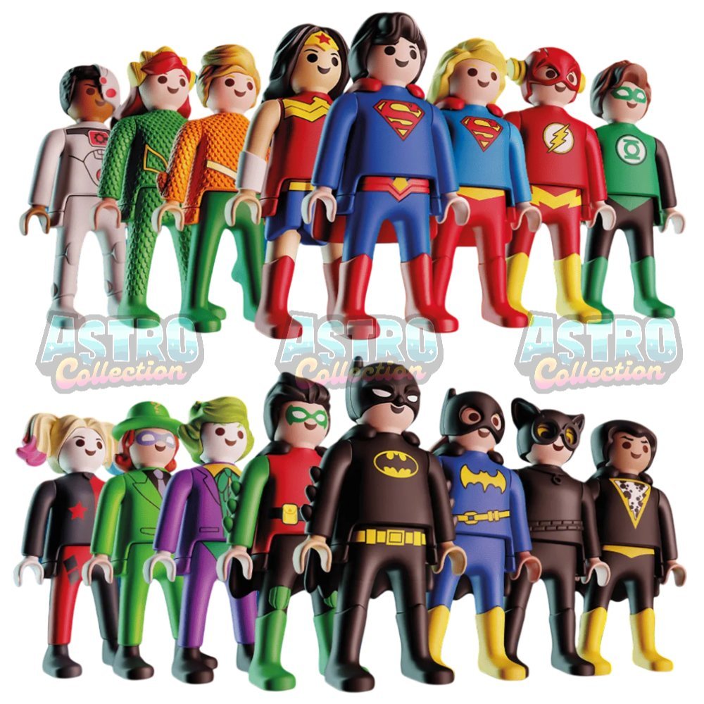 Sorpresine Playmobil DC: Serie Completa (16 Pezzi) in vendita