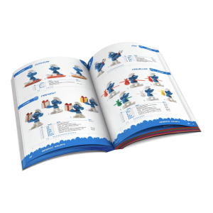 Catalogo Puffi "THE SMURFS: Official collector's guide" in vendita