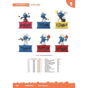 Catalogo Puffi "THE SMURFS: Official collector's guide" in vendita
