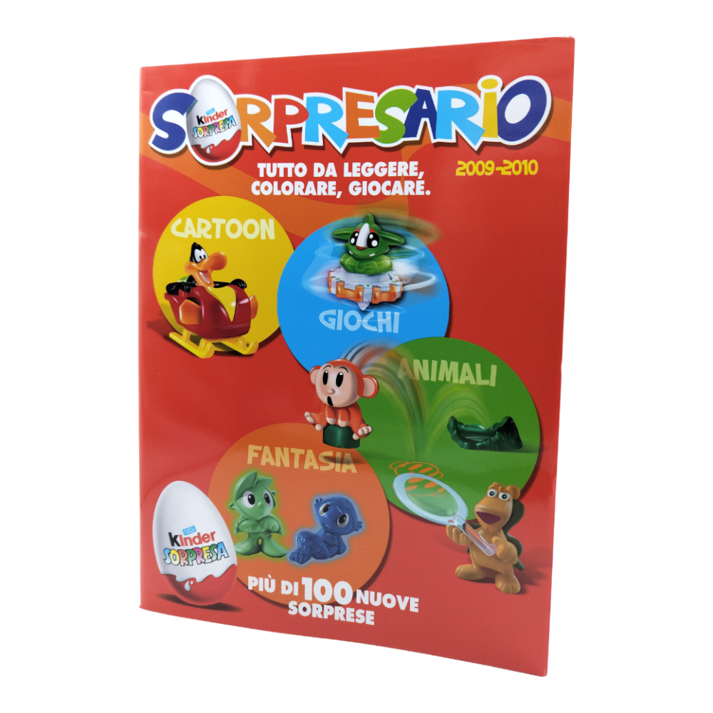 Catalogo sorpresine Kinder "Sorpresario 2009/2010" in vendita