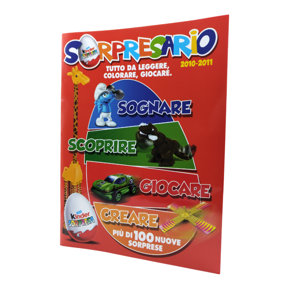 Catalogo sorpresine Kinder "Sorpresario 2010/2011" in vendita