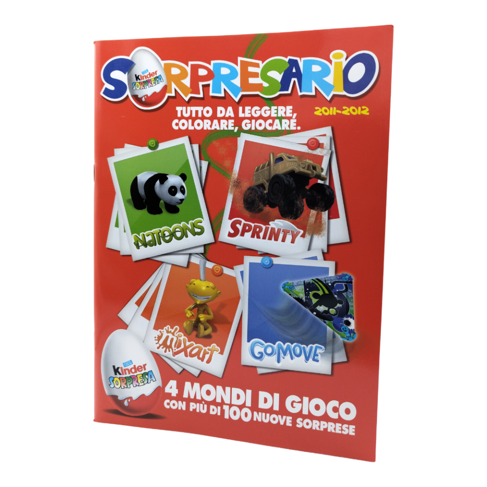 Catalogo sorpresine Kinder "Sorpresario 2011/2012" in vendita