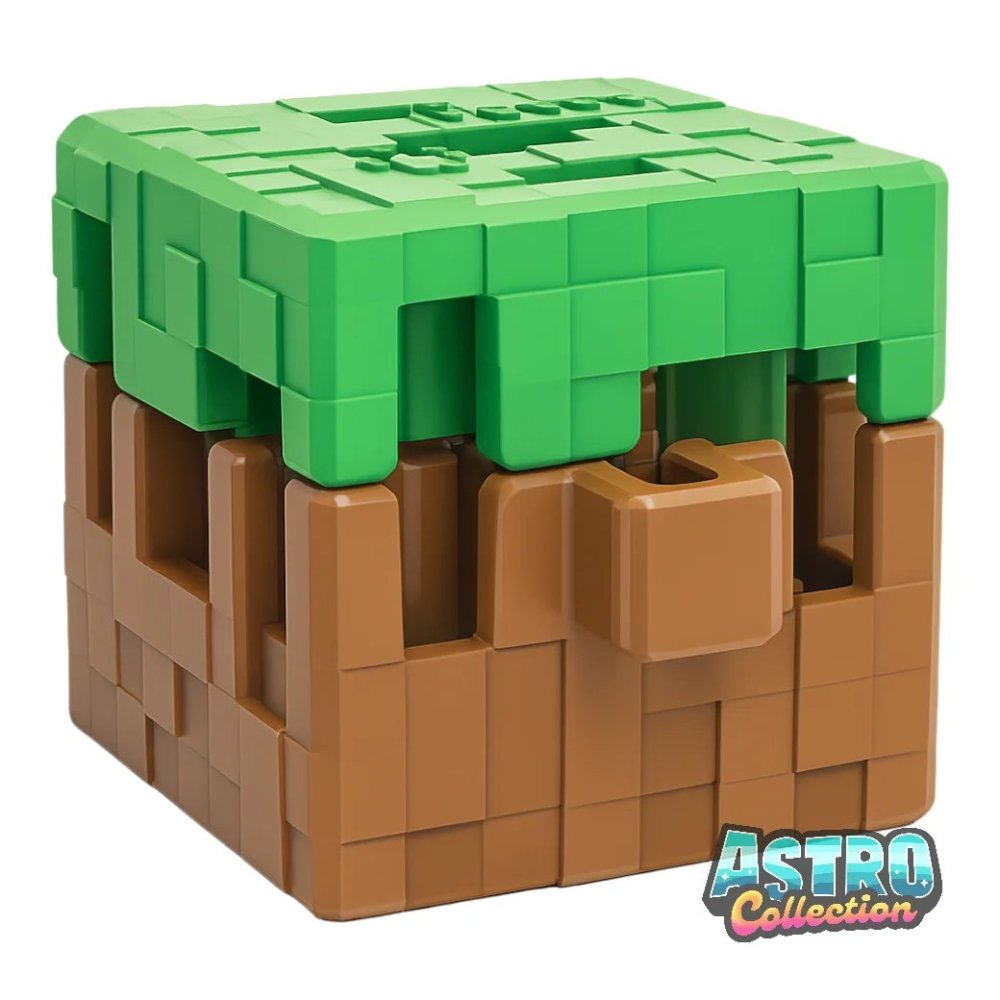 Sorpresine kinder Minecraft 2026: VC335A - Blocco d'erba in vendita