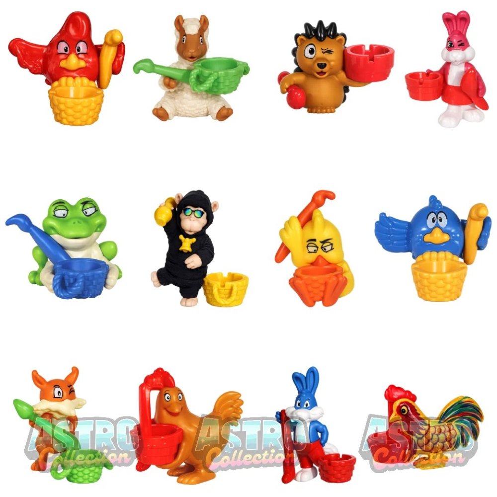 Sorpresine kinder Pasqua 2026: SERIE COMPLETA (12 pz) in vendita