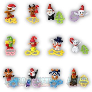 Sorpresine kinder Natale 2024: SERIE COMPLETA (12 pz) in vendita